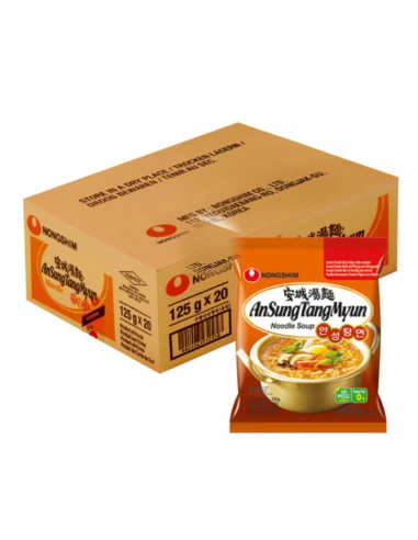 Nongshim Ansungtangmyun Noodle Soup 1 case (125gx20) (BBD:29/11/24)