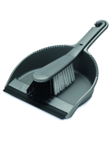 Dustpan & Brush Set with Lip