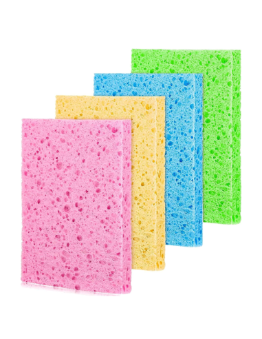 Preema Cellulose Sponge Cloths 4pcs