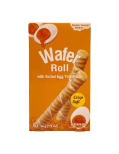 Wafer Roll with Salted Egg Yolk Cream Spices 54g