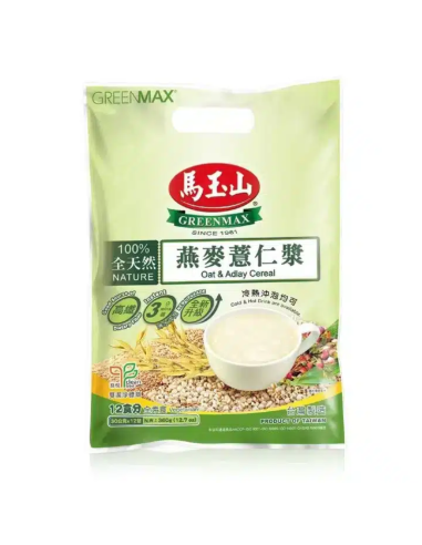 GreenMax Oat & Adlay (Pearl Barley) Cereal 360g