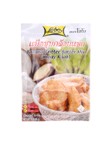 Lobo Banana Fritter Batter Mix (Kloay Kaak) 85g