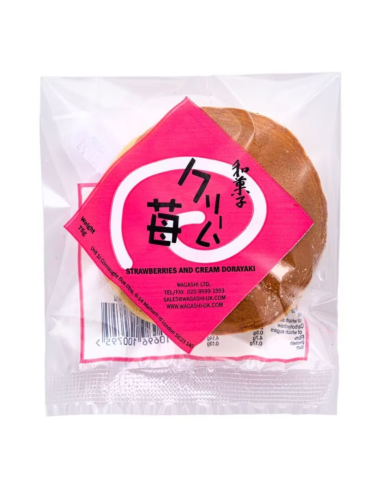 Wagashi Strawberry & Cream Dorayaki 75g