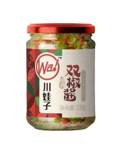 CWZ Roasted Green & Red Chilli Sauce 230g