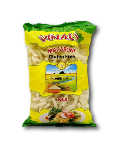 Vinaly Macaroni Gluten Free Nui Ong Trang 400g