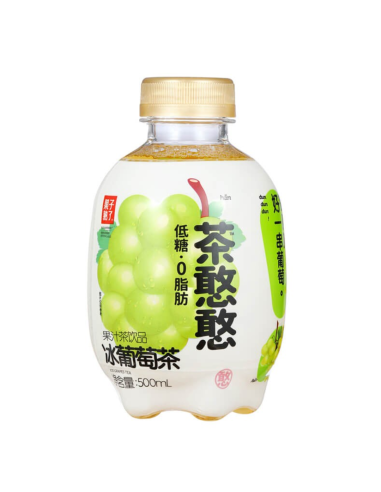 茶憨憨果茶 ~ 冰葡萄茶飲料 500ml