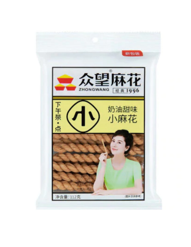 ZW 奶油甜味小麻花 112g