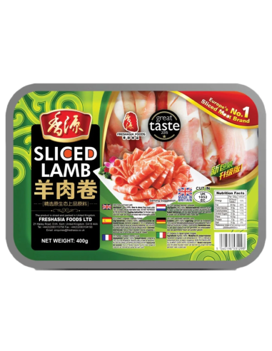 Freshasia Lamb Sliced 400g