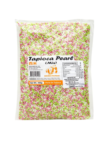 Panda Rainbow Tapioca Pearl Mix Colour 400g