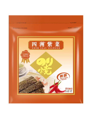 Four Seas Seaweed Spicy 18g