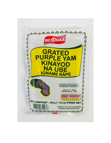 Buenas Grated Purple Yam (Ube) (454g x 20) 1 case