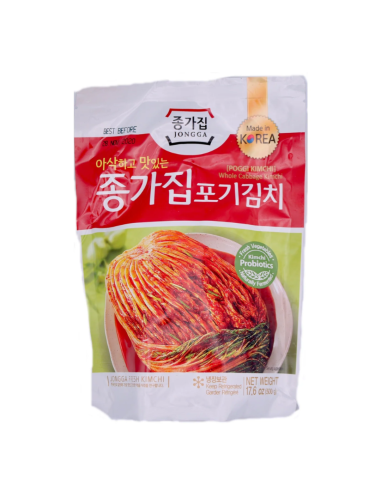 Jongga Poggi Kimchi (Whole Cabbage Kimchi) 500g