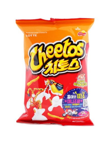 Lotte Cheetos Bbq Flavoured Crisps 82g