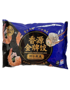 FreshAsia Prime Dumplings Prawn, Squid, Fish & Chive 400g