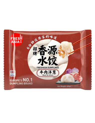 Freshasia Beef And Onion Dumplings 400g