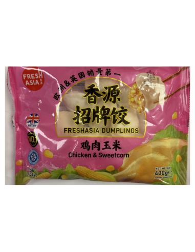 Freshasia 鸡肉玉米饺子 400g