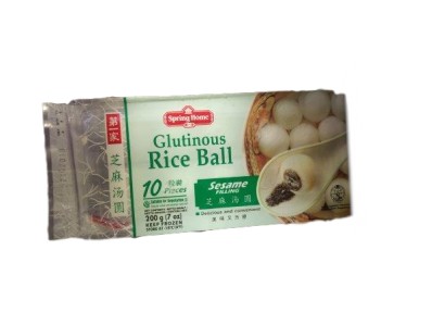 SPRING HOME Glutinous Rice Ball (Sesame Filling) 10pcs 200g