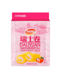 Daliyuan Swiss Roll Strawberry 240g