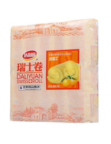 Daliyuan Swiss Roll Orange 240g