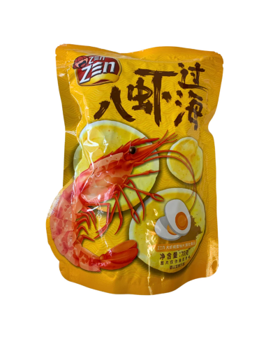 Zen Zen Jumbo Prawn Crackers Salted Egg 70g