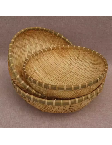 Bamboo Fruit Drizzling Basket - 1pc (diameter 60cm)