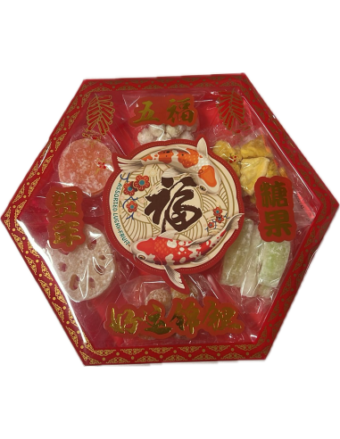 Five Fortune New Year Candy Fruit Gift Box 340g