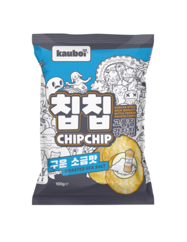 KAUBOI Chip Chip Roasted Sea Salt 100g