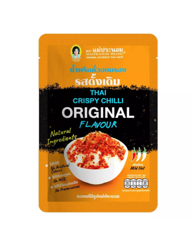 MAE PRANOM Thai Crispy Chilli Topping - Original 20g