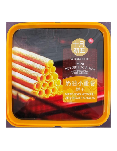October Fifth - Mini Butter Egg Rolls 240g