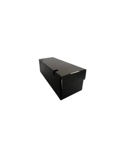 Large Black Cardboard Recyclable Rectangular Octagon Boxes Qty 100