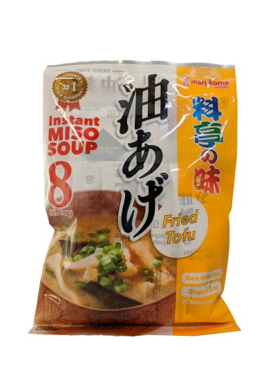MARUKOME Instant Miso SOup Fried Tofu 153g