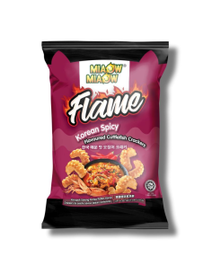 Miaow Miaow Flame Cuttlefish Cracker Korean Spicy 50g
