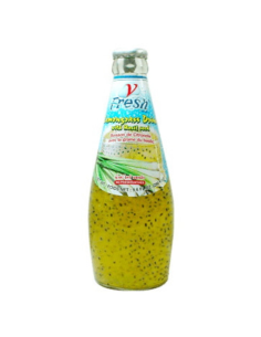 V Fresh Lemongrass Drink with Basil Seed 290ml