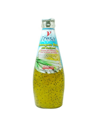 V Fresh Lemongrass Drink with Basil Seed 290ml -  - 飲品 ZH
