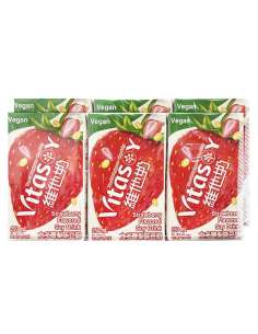 Vita Strawberry Soy Drink 250ml x 6