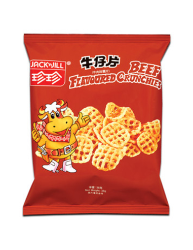 Jack n Jill Potato Crunchies Beef Fla 35g