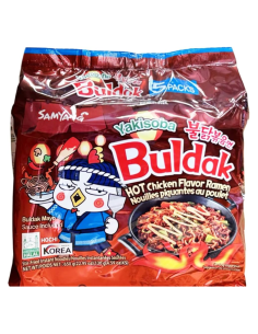 三養火辣雞麵日式蛋黃醬炒麵 5連包 130g x 5