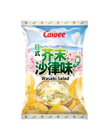 Calbee Potato Chips (Wasabi Salad Flavour) 68g