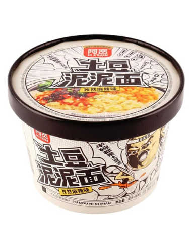AK Mashed Potato with Noodles -Hot Spicy (Bowl) 105g