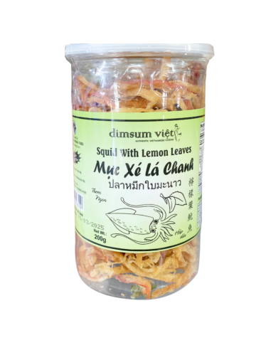 Squid With Lemon Leaves Mut Xe La Chanh 200g