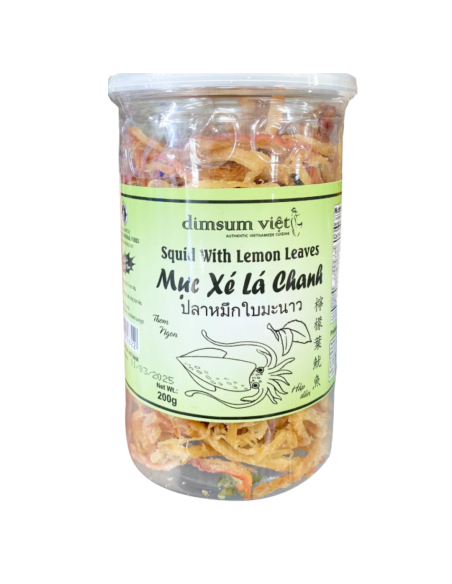 Squid With Lemon Leaves Mut Xe La Chanh 200g