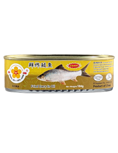 Gold Plum Fried Dace in Oil 184g