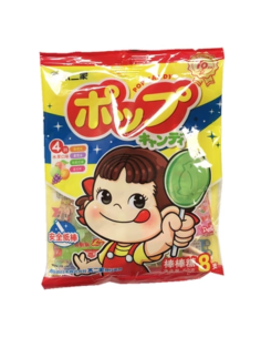 FujiYa Lollipop Candy Peach Grape Honeydew Melon Orange 50g