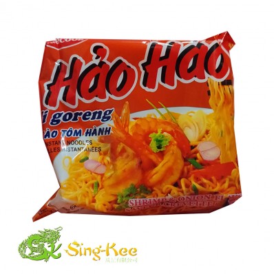 HAO HAO Mi Goreng Mi XAO TOM HANH ( Shrimp & Onion Flavoured Instant Noodles ) 76g
