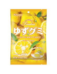 Kasugai Frutia Yuzu Gummy 102g