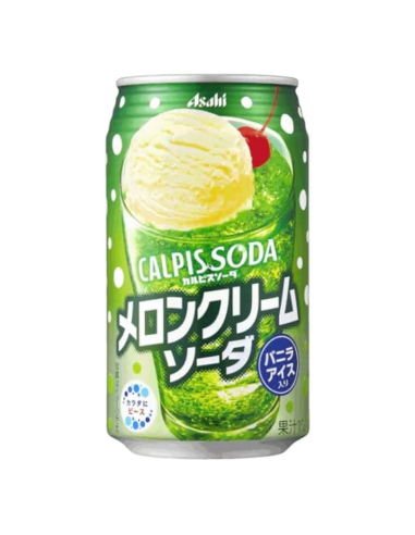 Asahi Melon Cream Soda 350ml Can