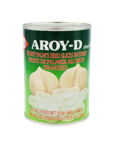Aroy-D Toddy Palm Seeds Slices in Syrup 565g