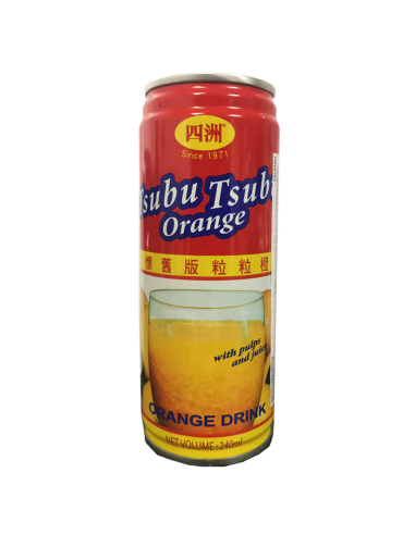Four Sea Tsubu Tsubu Orange Drink 240ml
