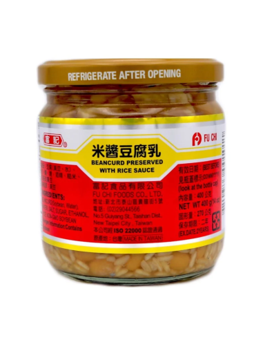 Fu Chi Beancurd Preserved with Rice Sauce 400g