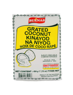 Buenas Grated Coconut (Kinayod na Niyog) 454g